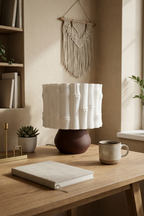 Bambu Modern Minimalist Masa Lambası Dekoratif Abajur Gece Lambası Yatak Odası & Salon Uyumlu