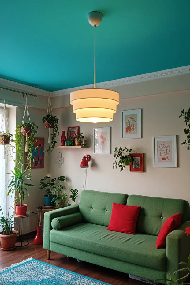 Tekli Modern Avize Modern Sarkıt Aydinlatma Plastik Malzeme Ayarlanabilir Kablo Dekoratif Lamba Dekoratif Model Çok Renkli Kişiselleştirme Seçeneği (Kopya)