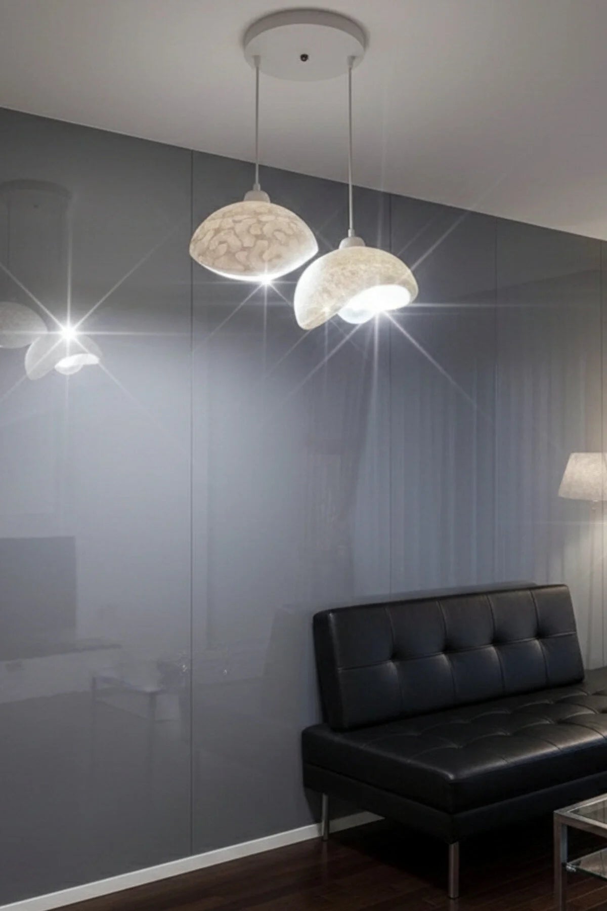 Modern Bohem Beton Görünümlü 1-2 veya 3’lü Sarkıt Avize Salon Oturma Odası İçin Ampul Uyumlu Dekoratif Model Çok Renkli Kişiselleştirme Seçeneği