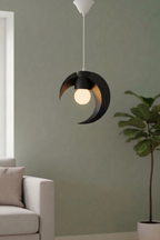 Hilal tasarımlı Minimalist Modern avize Tekli Balkon-Çocuk odası İçin Ampul Uyumlu Dekoratif Model Beyaz-Gri-Kahverengi-Kırmızı (Kopya) (Kopya)