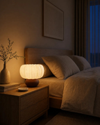 Balkabağı Modern Minimalist Masa Lambası Dekoratif Abajur Gece Lambası Yatak Odası & Salon Uyumlu