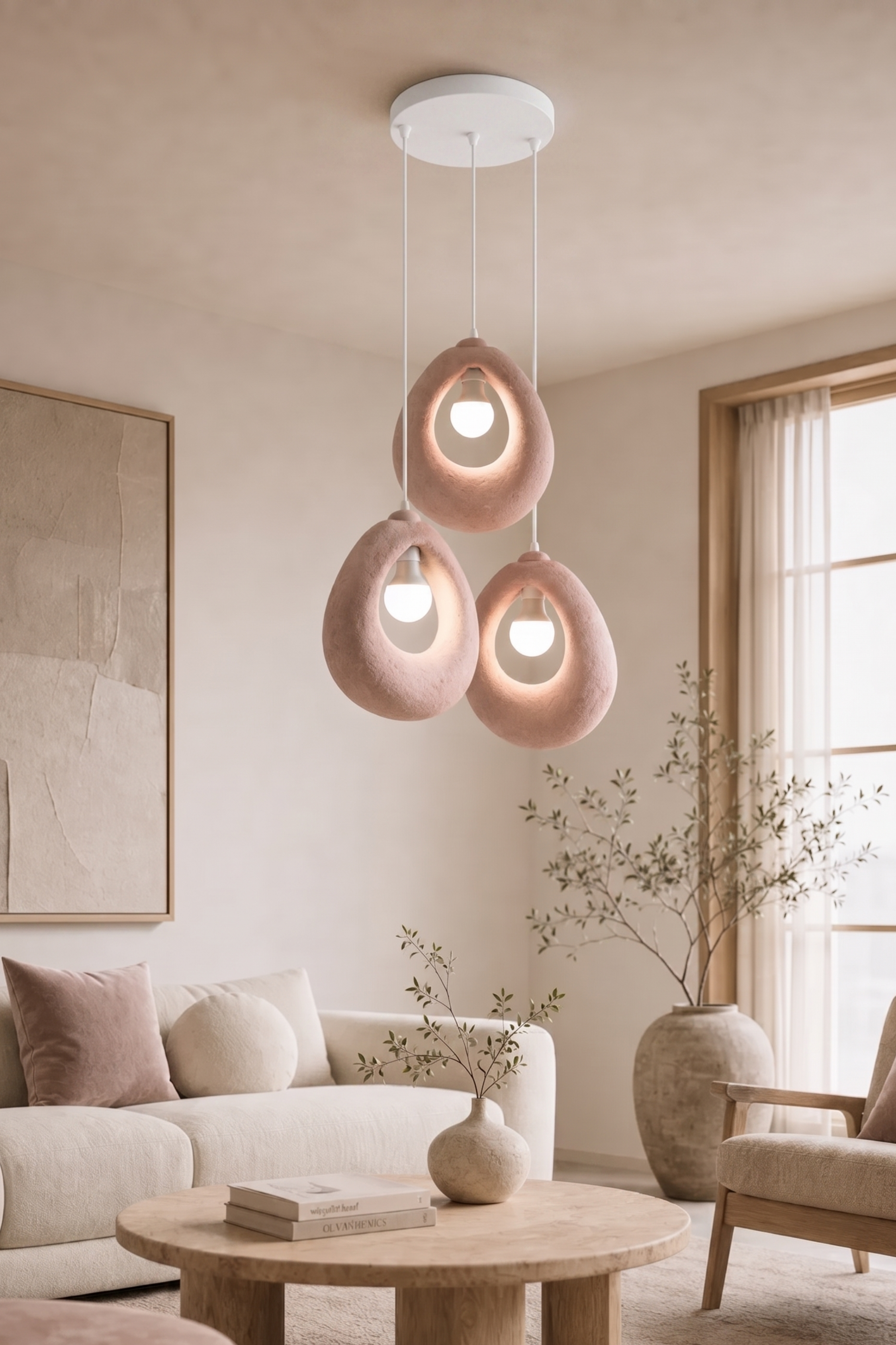 3’lü Minimal Simit Avize Modern Sarkıt Aydınlatma FLA Malzeme Ayarlanabilir Kablo Dekoratif Lamba Dekoratif Model Çok Renkli Kişiselleştirme Seçeneği