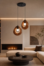2'li Minimal Simit Avize Modern Sarkıt Aydınlatma FLA Malzeme Ayarlanabilir Kablo Dekoratif Lamba Dekoratif Model Çok Renkli Kişiselleştirme Seçeneği