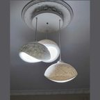 Modern Bohem Beton Görünümlü 1-2 veya 3’lü Sarkıt Avize Salon Oturma Odası İçin Ampul Uyumlu Dekoratif Model Çok Renkli Kişiselleştirme Seçeneği