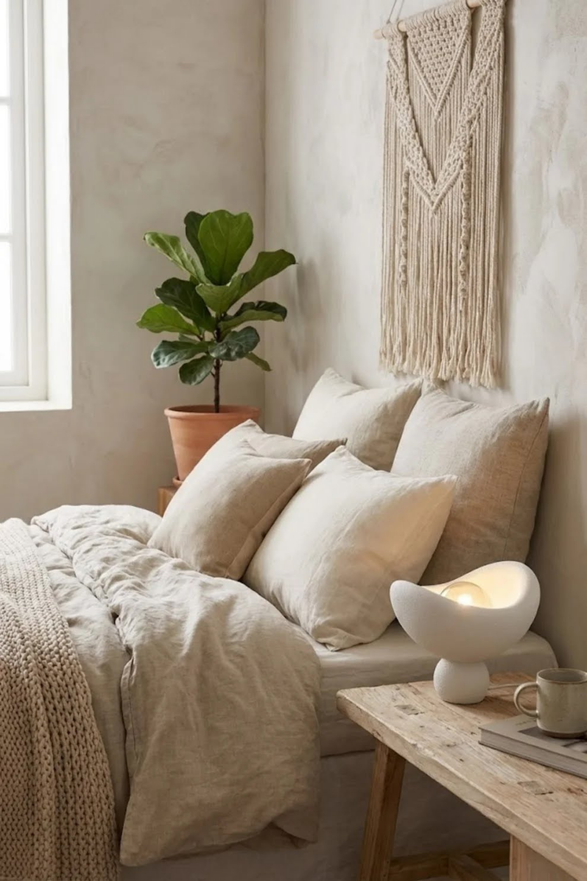 Modern Minimalist Masa Lambası Dekoratif Abajur Gece Lambası Yatak Odası & Salon Uyumlu