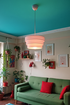 Tekli Modern Avize Modern Sarkıt Aydinlatma Plastik Malzeme Ayarlanabilir Kablo Dekoratif Lamba Dekoratif Model Çok Renkli Kişiselleştirme Seçeneği (Kopya)