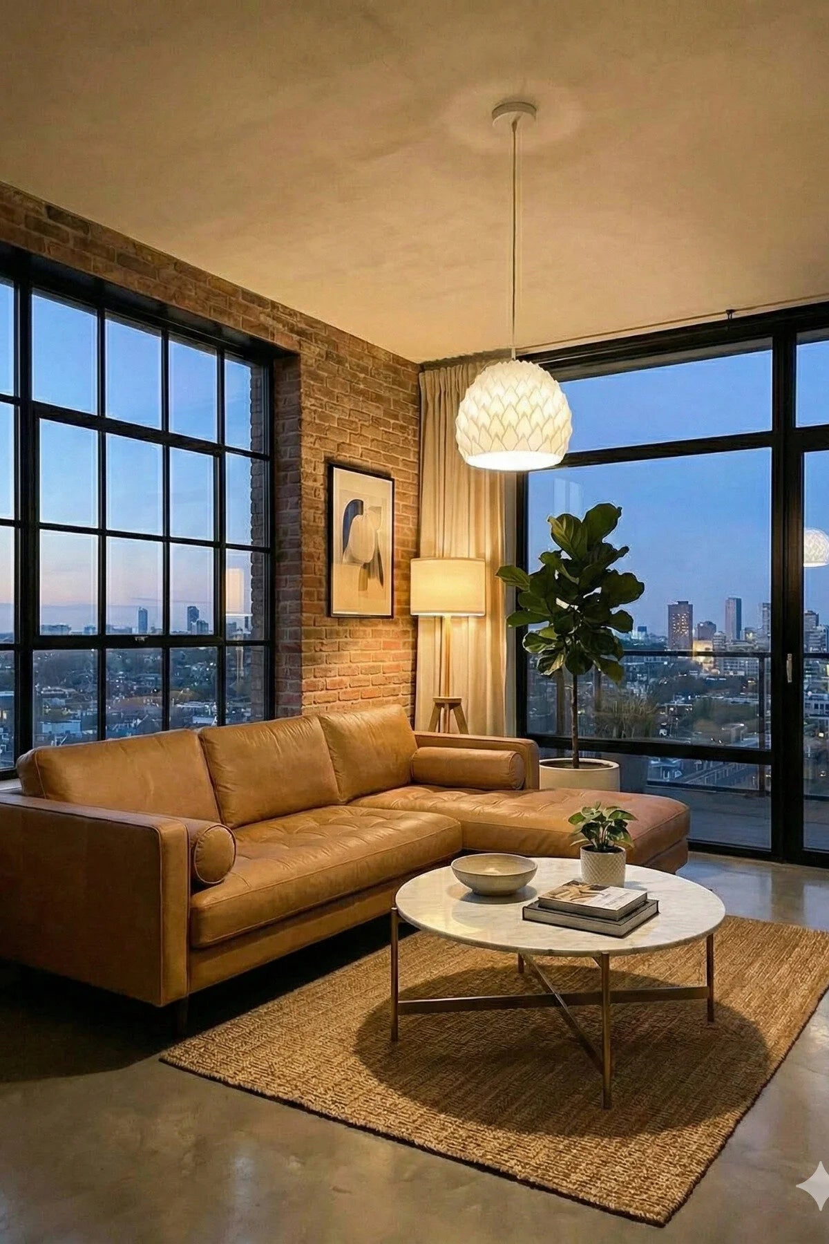 Modern Tekli Avize Premium Tasarım Tavan Aydınlatma 25x25 cm, Siyah-Beyaz-Kırmızı/Bronz